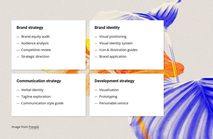 Branding strategy Homepage Design