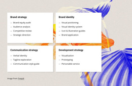 Branding Strategy - HTML Page Template