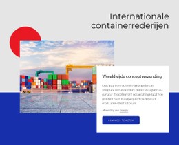Gratis HTML5 Voor Internationale Containerrederijen