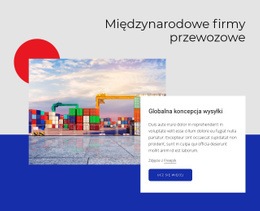 Darmowy Szablon Projektu Dla Międzynarodowe Firmy Przewozowe Kontenerowe