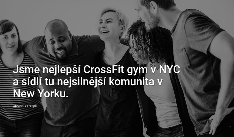 Jsme nejlepší crossfit gym Šablona CSS