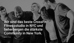 Wir Sind Das Beste Crossfit-Fitnessstudio - Anpassbares, Professionelles Website-Modell