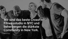 Wir Sind Das Beste Crossfit-Fitnessstudio – Kostenloses WordPress-Theme