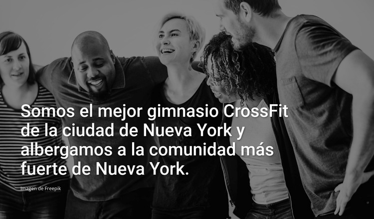 Somos el mejor gimnasio de crossfit Plantillas de creación de sitios web