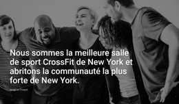 Nous Sommes La Meilleure Salle De Crossfit - Conception De Site Web Simple