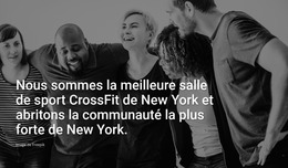 Nous Sommes La Meilleure Salle De Crossfit - Modèle Joomla Polyvalent