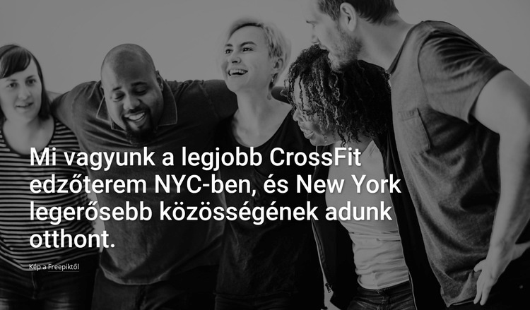 Mi vagyunk a legjobb crossfit edzőterem CSS sablon