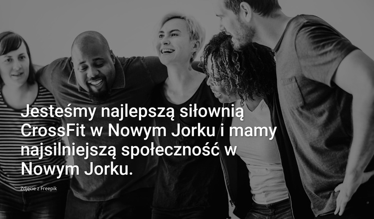 Jesteśmy najlepszą siłownią crossfit Motyw WordPress