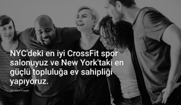 Biz En Iyi Crossfit Spor Salonuyuz - HTML5 Şablonunu Ücretsiz Indirin
