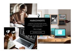 Markenwerte HTML5- Und CSS3-Vorlage