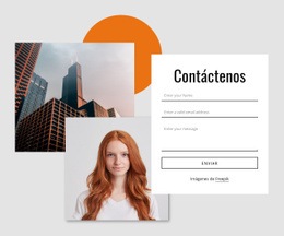 Formulario De Contacto Con Imágenes - Plantillas De Sitios Web