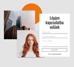 Kapcsolatfelvételi Űrlap Képekkel - Professzionális Webhelytervezés