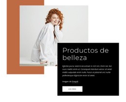 Productos De Belleza: Página De Destino Creativa Multipropósito