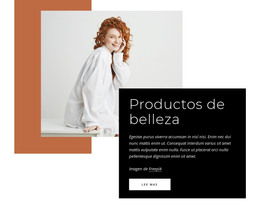 Productos De Belleza: Sitio Web Adaptable