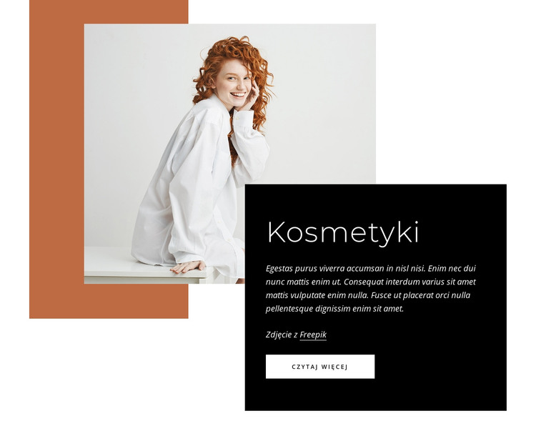 Kosmetyki Szablon HTML