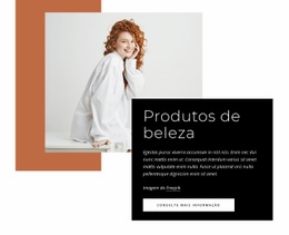 Produtos De Beleza - Construtor De Sites