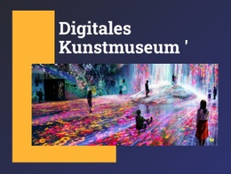 Kunstmuseum Nur Digital HTML-Vorlage
