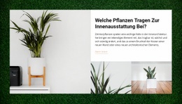 Häuser Pflanzen HTML-Vorlage