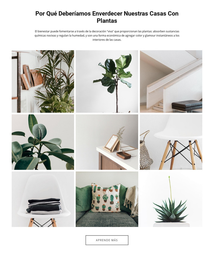 Plantas de casasEditar Plantilla HTML