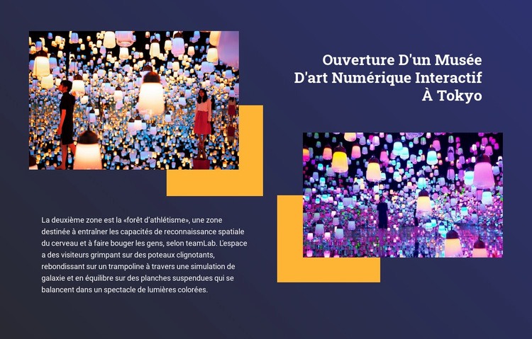 Art interactif Conception de site Web