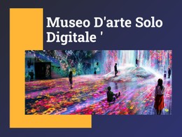 HTML Reattivo Per Museo D'Arte Solo Digitale