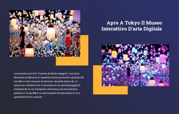 Arte Interattiva - Modello HTML5 Multiuso Creativo
