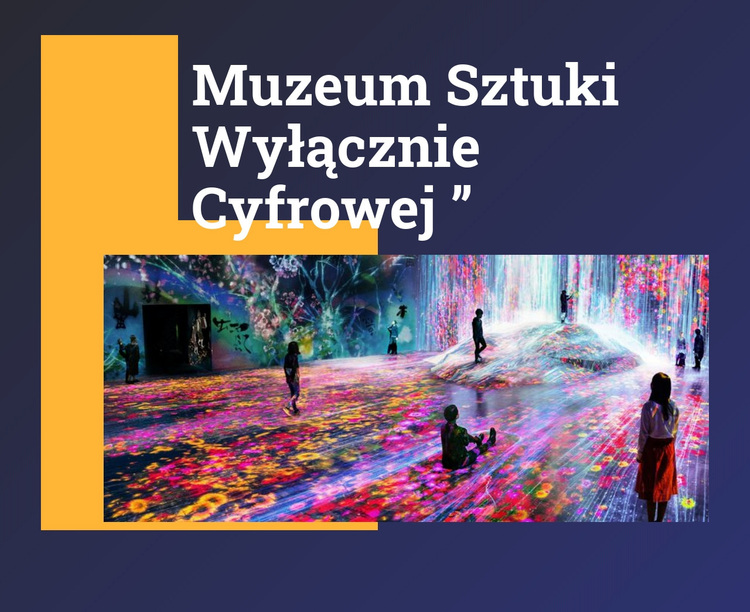 Muzeum sztuki dostępne wyłącznie w wersji cyfrowej Motyw WordPress