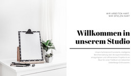 Design- Und Illustrationsstudio HTML-Vorlage