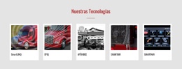 Nuestras Tecnologias: Plantilla HTML5 Personalizada