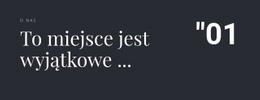 2 Tytuły Na Ciemnym Tle - Kreatywny Uniwersalny Szablon