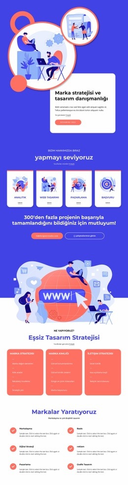 Marka Stratejisi Ve Tasarım Danışmanlığı - Website Creation HTML