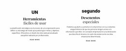 Bloque De Texto Con Letras Grandes Plantilla Html