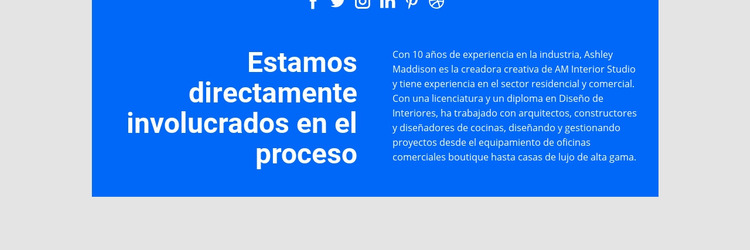 Proceso directamente involucrado Plantilla Joomla