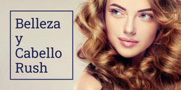 Belleza Y Cabello Rush: Plantilla De Sitio Web Premium Para Empresas