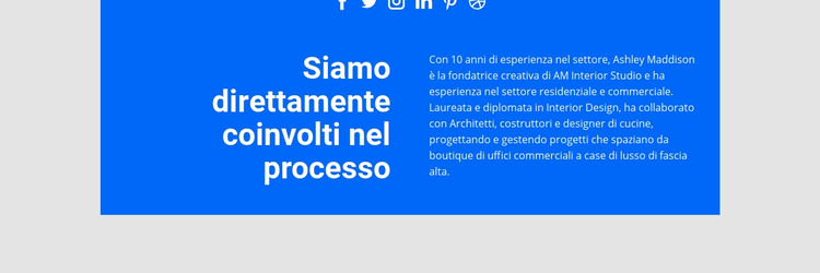 Processo direttamente coinvolto Modello HTML