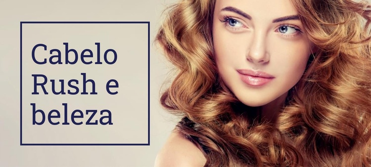 Cabelo Rush e Beleza Construtor de sites HTML