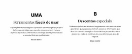 Bloco De Texto Com Letras Grandes - Web Design Multifuncional