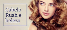 Cabelo Rush E Beleza - Modelo De Site Gratuito