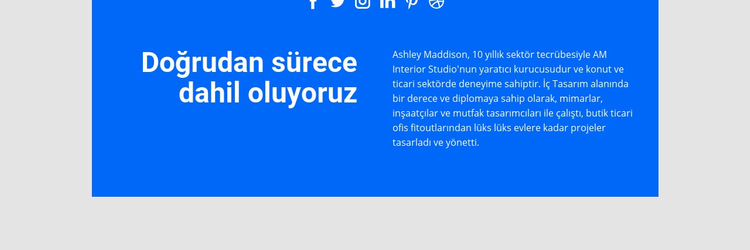 Doğrudan ilgili süreç Web Sitesi Şablonu