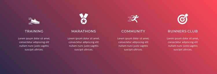 Running is a complex sport CSS Template