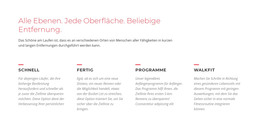 Laufende Herausforderungen - HTML-Seitenvorlage