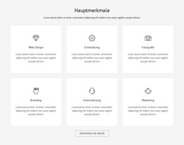 Mehrzweck-Landingpage Für Digitales Design Und Technologie