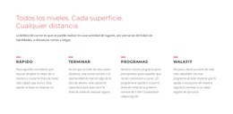 Corriendo Desafíos: Página De Destino Fácil De Usar