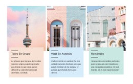 Viajes En Grupos Pequeños: Página De Destino Adaptable