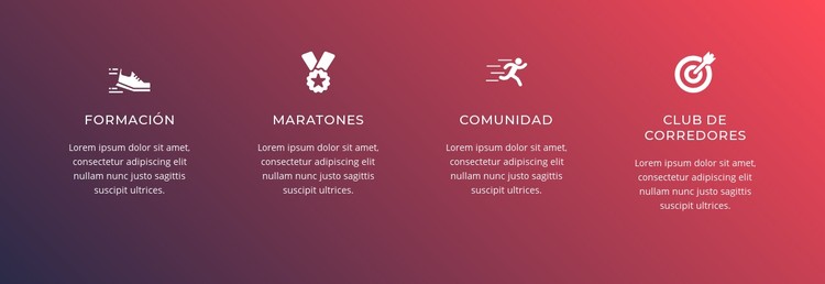 Correr es un deporte complejo Plantilla CSS