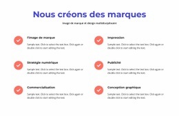 Image De Marque Et Design Multidisciplinaire - Inspiration Pour Une Maquette De Site Web