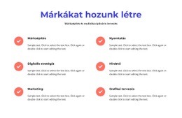 Márkaépítés És Multidiszciplináris Tervezés – Reszponzív HTML5-Sablon