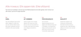 CSS-Menu Voor Uitdagingen Uitvoeren