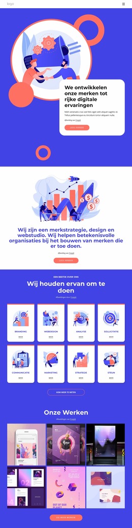 We Ontwikkelen Onze Merken - Joomla-Websitesjabloon