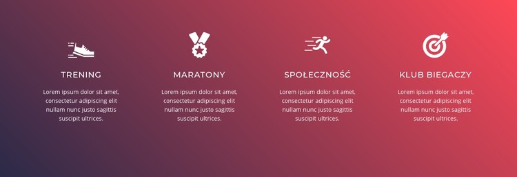 Bieganie to złożony sport Szablon CSS